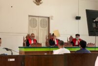 Sidang gugatan PT OSS Al Masarat Internasional CO asal Arab Saudi terhadap PT Zarinda di PN Makassar. (Dok. Kuasa Hukum OSS Al Masarat Internasional CO, Yoyo Arifardhani)