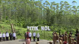 Titik Nol Kilometer IKN. (Dok. setkab.go.id)