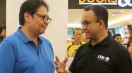 Airlangga Hartarto dan Anies Baswedan. (Dok. Suarakarya.co.id)