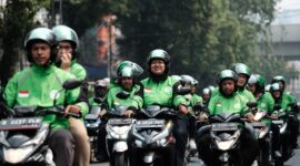 Ilustrasi mitra pengemudi ojek online Gojek. (Dok. Gojek)