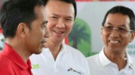 Jokowi, Ahok, dan Heru Budi Hartono. (Dok. Law-justice.co)
