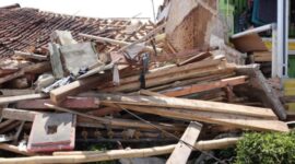 Kondisi rumah warga terdampak gempa di Cugenang, Kabupaten Cianjur, Jawa Barat. (Dok. BNPB)