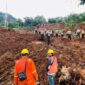 Tanah Longsor Akibat Gempa Bumi Kabupaten Cianjur. (Dok. Biro Pers Sekretariat Presiden/Laily Rachev)
