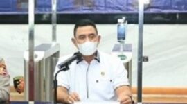 Kasubdit III Dittipideksus Bareskrim Polri Kombes Robertus Yohanes De Deo saat konferensi pers. (Dok. Polri)
