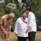 Presiden Joko Widodo (Jokowi) bersama Ketua Umum Partai Gerindra Prabowo Subianto dan Gubernur Jawa Tengah Ganjar Pranowo. (Instagram.com/@prabowo)