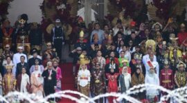 Upacara Detik-Detik Proklamasi Kemerdekaan RI ke 78 tahun ini di Istana Negara, Kamis, 17 Agustus 2023. (Instagram.com/@kemhanri)
