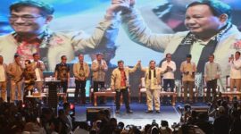 Acara Deklarasi Dukungan Prabowo – Budiman Bersatu di Semarang, Jawa Tengah. (Facbook.com/@Prabowo Subianto)
