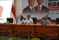 Sekjen Partai Gerindra Ahmad Muzani menghadiri rapat konsolidasi bersama kader Gerindra dapil Jawa Barat. (TDok. Tim Media Gerindra)