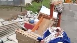 Angin kencang merusak 126 unit rumah warga di Kabupaten Sukabumi. (Dok. BPBD Kabupaten Sukabumi)