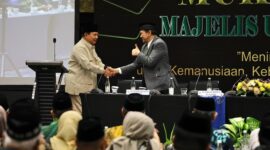 Calon presiden nomor urut 2 Prabowo Subianto, menghadiri Musyawarah Kerja Nasional Majelis Ulama Indonesia (MUI) ke-III di Jakarta. (Dok. Tim Media Prabowo)