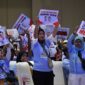 Calon presiden nomor urut dua Prabowo Subianto Menghadiri acara Deklarasi Nasional Gerakan Muslim Persatuan Indonesia Cinta Tanah Air (Gempita) di Grand Sudirman Ballroom. (Dok. Tim Media Prabowo-Gibran)
