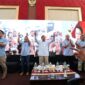 Calon Presiden Prabowo Subianto saat menghadiri konsolidasi dan deklarasi dari Konfederasi Serikat Pekerja Nusantara (KSPN) yang digelar di Bandung, Minggu, 14 Januari 2024. (Dok. TKN Prabowo Gibran)
