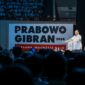 Capres nomor urut 2, Prabowo Subianto saat menghadiri acara apel akbar bersama relawan muda TKN di JCC Senayan. (Dok. TKN Prabowo Gibran)