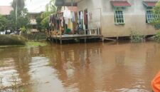 Kondisi wilayah yang terdampak banjir di Kabupaten Sintang, Kalimantan Barat. (Dok. BPBD Kabupaten Sintang)