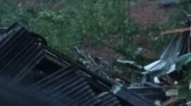 Kondisi rumah warga yang terdampak tanah longsor di wilayah Kabupaten Pemalang, Jawa Tengah. (Dok. BPBD Kabupaten Pemalang)