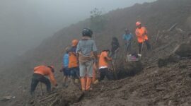 Insiden Tanah Longsor Tana Toraja, Sulawesi Selatan. (Dok. BPBD Kabupaten Tana Toraja)