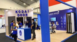 Foto: Stand KODAI DOOR di HALL 5 Booth 5-B-7 hadir dengan Pintu Baja Motif Kayu dan Engineering Door acara Indo Build Tech 2024 di ICE BSD dari 12-16 Juni 2024. (12/6/24)  (Doc.Ist)