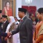 Presiden Joko Widodo (Jokowi) melantik politisi Partai Gerindra, Sudaryono sebagai Wakil Menteri Pertanian (Wamentan).  (Facebook.com @Sudaryono)