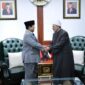 Menteri Pertahanan (Menhan) RI Prabowo Subianto menerima kunjungan dari Grand Syekh atau Imam Besar Al Azhar Mesir, Ahmed Al Tayeb di Kementerian Pertahanan. (Dok. Tim Media Prabowo)