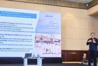 Foto : Seminar Nasional PPJKI-BPKH 2025 yang diselenggarakan oleh Perkumpulan Praktisi Jasa Keuangan Indonesia (PPJKI) bersama Badan Pengelola Keuangan Haji (BPKH) dan dihadiri para profesional keuangan, akademisi, dan regulator di bidang investasi syariah di Ballroom The Ritz Carlton, Mega Kuningan, Jakarta. (24/4/25) (Doc.Ist)