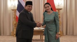 Presiden Prabowo Subianto dan Perdana Menteri Paetongtarn Shinawatra saat penandatanganan MoU kerja sama bilateral di bidang kesehatan Indonesia - Thailand, Senin, 19 Mei 2025. (Dok. Tim Komunikasi Prabowo Subianto)