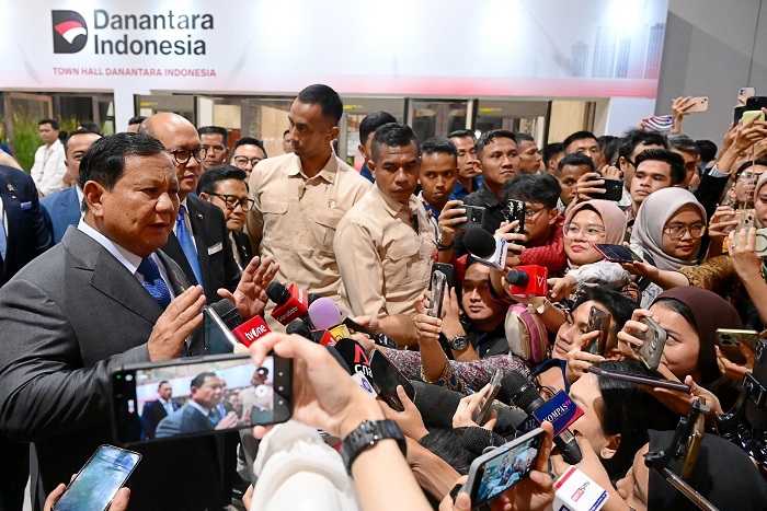 Presiden RI Prabowo Subianto. (Facebook.com @Setkab RI)